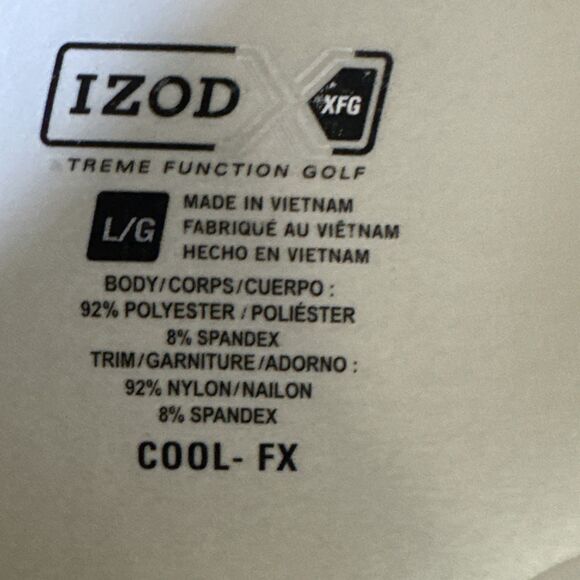 Izod Golf XFG Women's Jacket Coat Size L Large Ivory Retro Vibe Cool - Picture 8 of 16